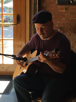 Tim HIllwood playing Smiley Cafe Durango Colorado 