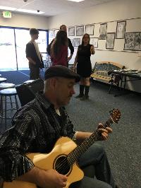 Guitarist at Mancos School Event